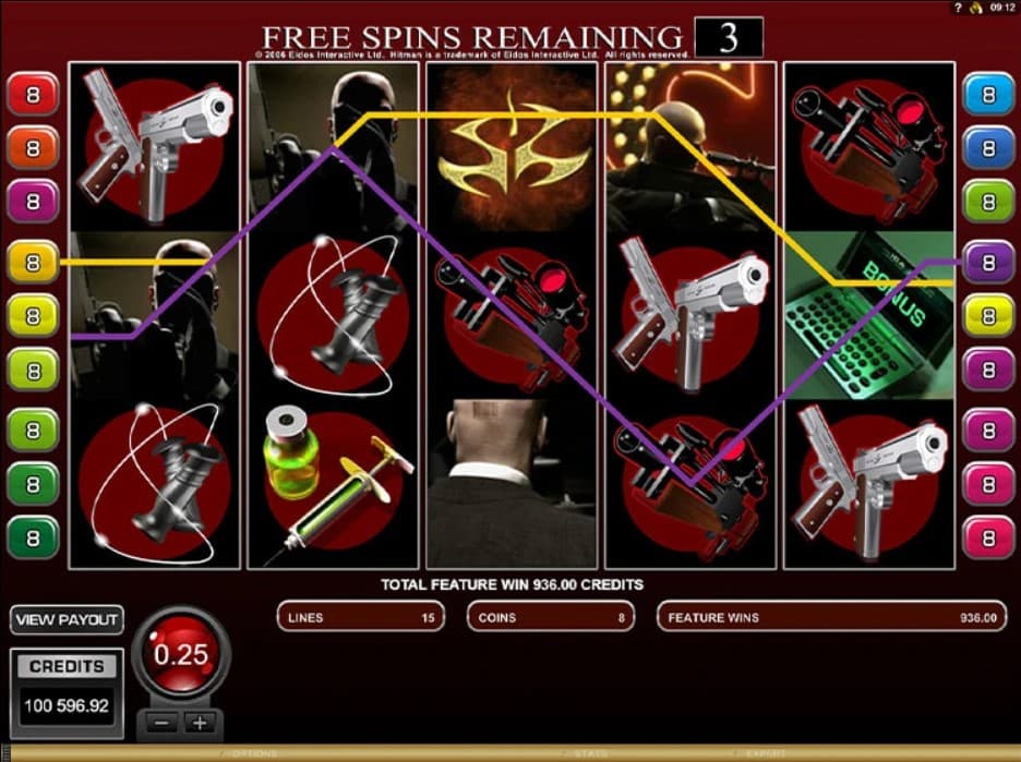 hitman slot win