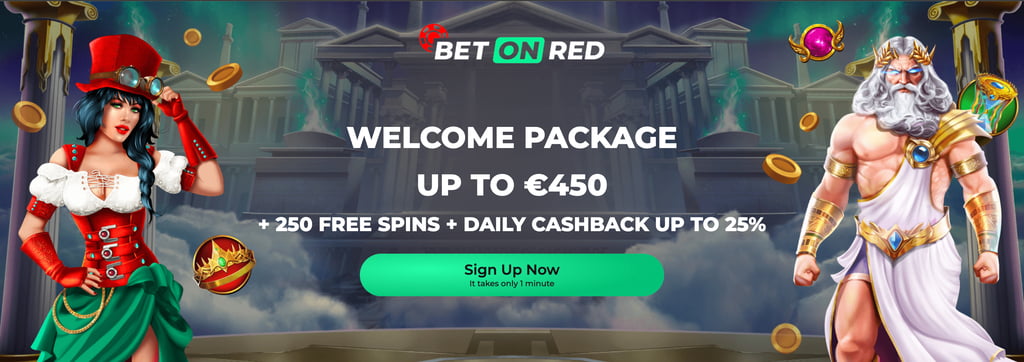 boas-vindas do Bet On Red