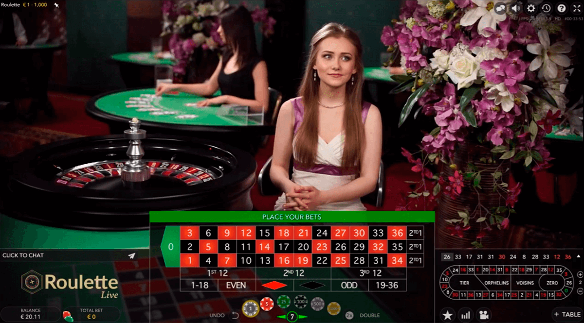 European Roulette Evolution Gaming