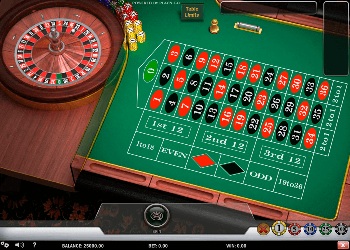 European Roulette Playn Go