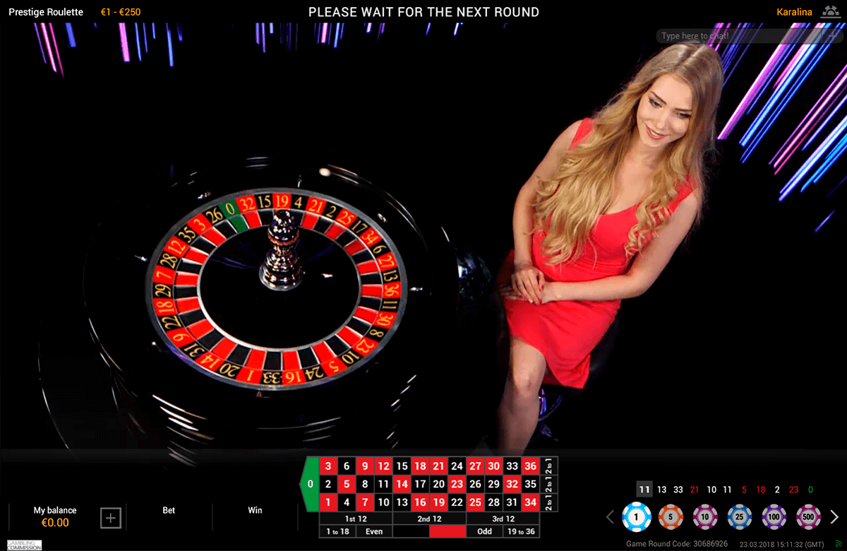 Prestige Live Roulette