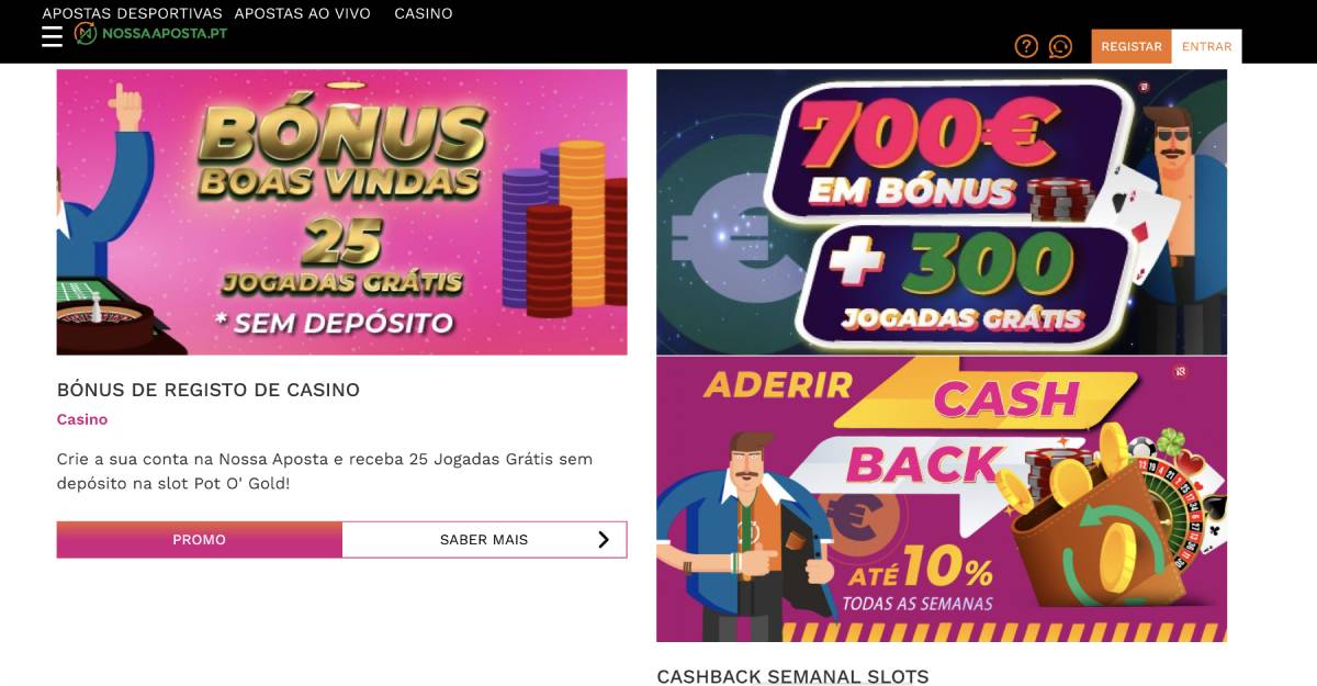 nossa aposta bonus