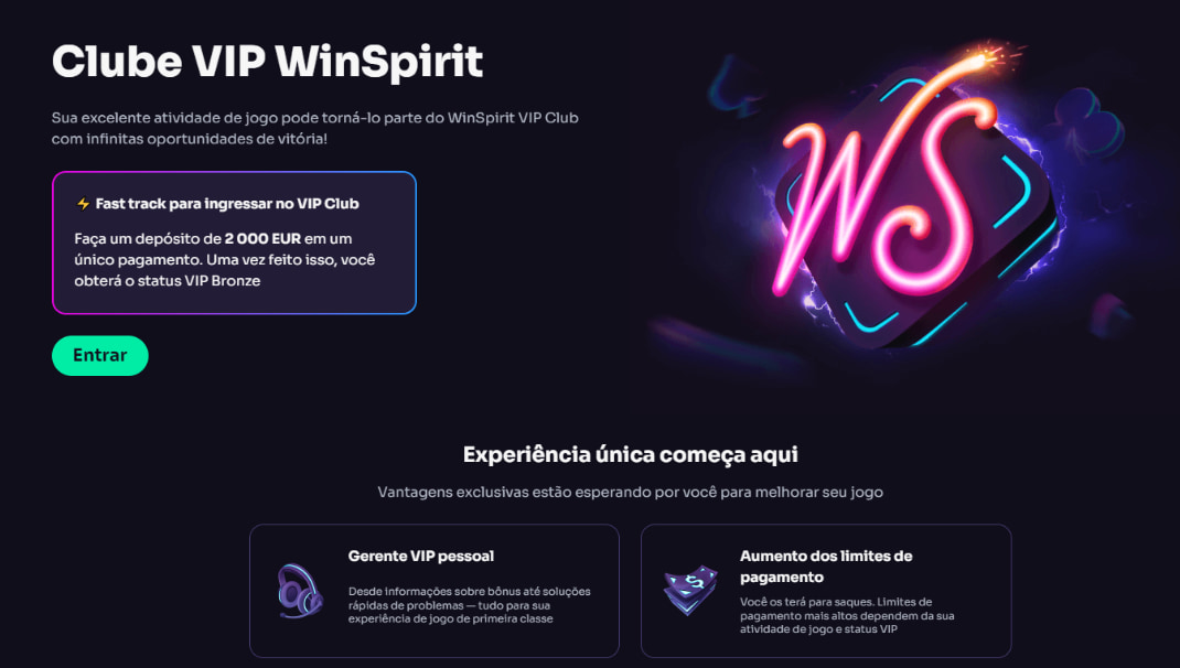 Clube VIP Win Spirit