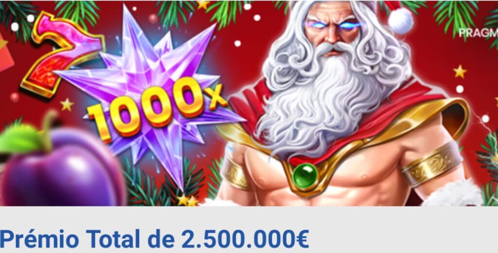 Prémio Total de 2.500.000 €