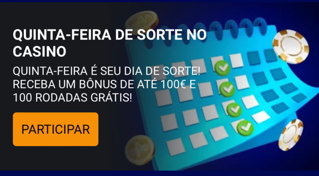 Quinta-feira no Casino da Sorte paripesa