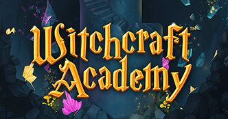 witchcraft academy slot logo